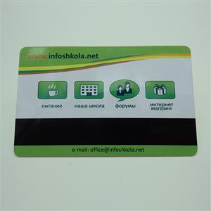 Russian Infoshkola Magnetic Stripe Card