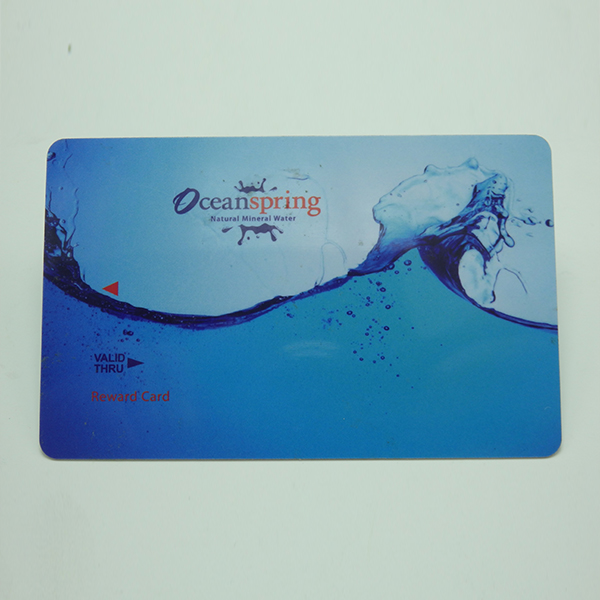 Oceanspring Mineral Water Reward Card